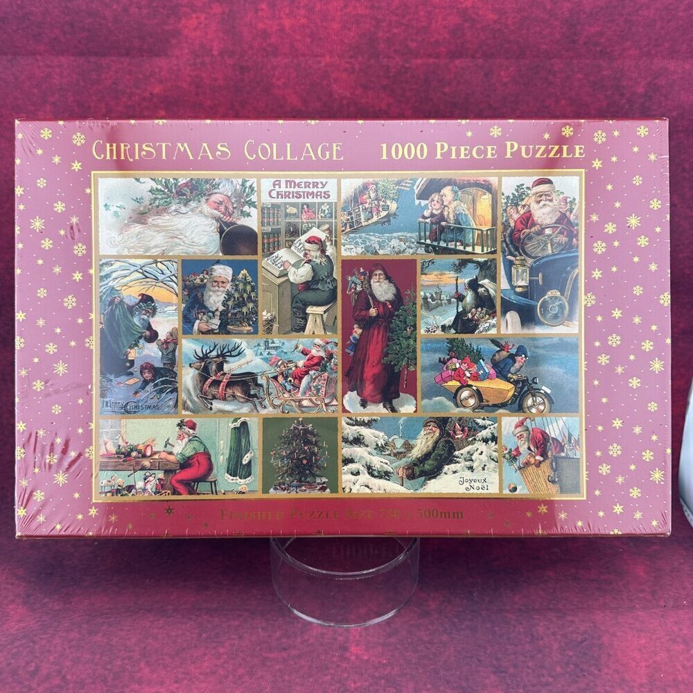CHRISTMAS COLLAGE 1000 PIECE PUZZLE FINISHED SIZE 750 X 500 mm,